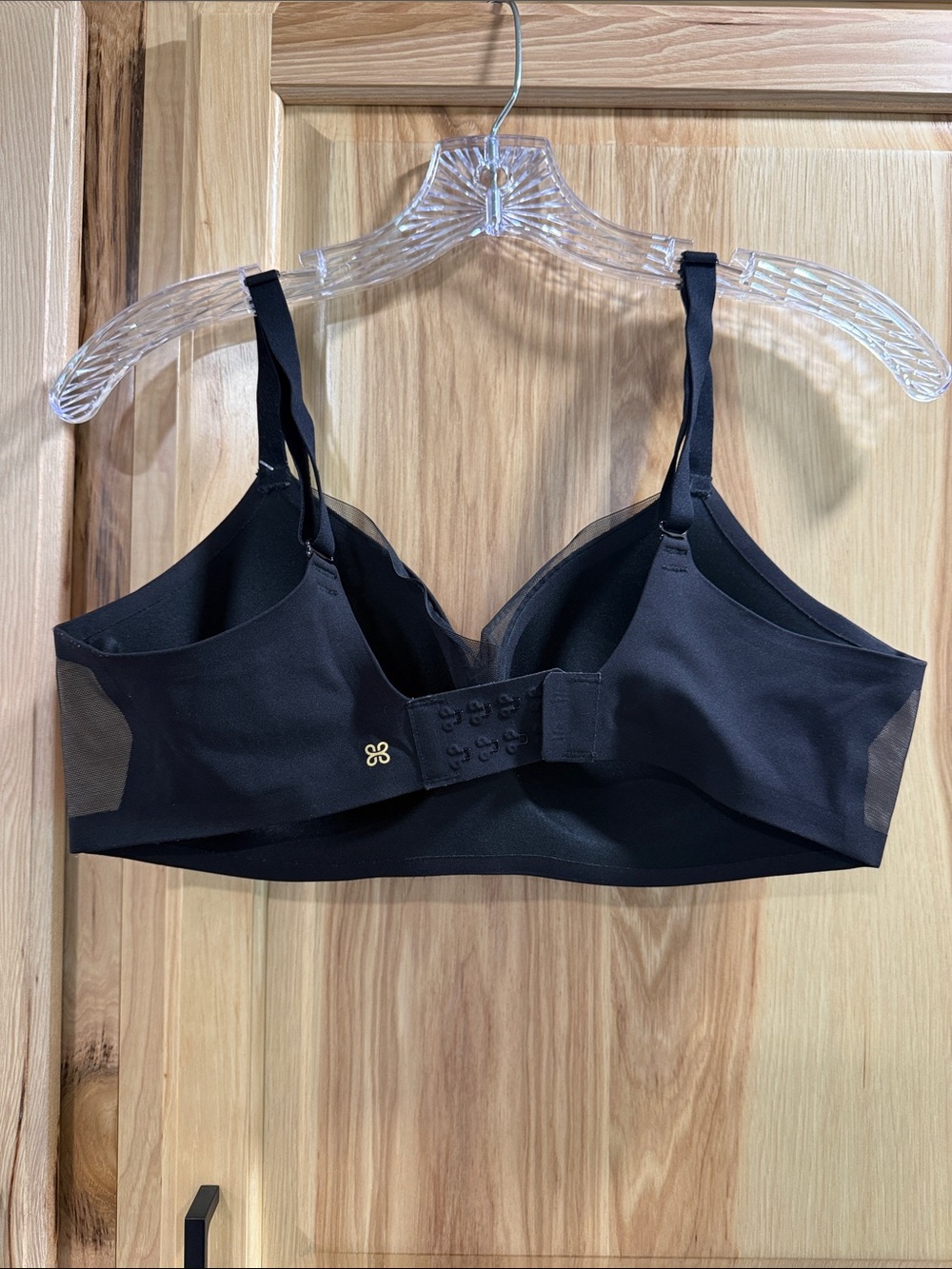 Honeylove Women’s Size 34C Black Mesh-Trim Smooth Bra - Picture 2 of 4